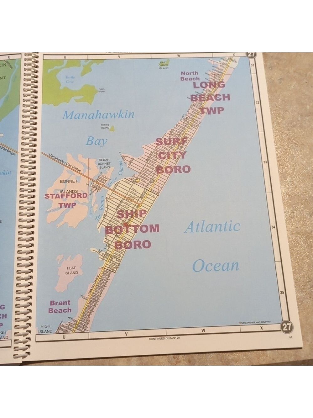 Geographia Monmouth Ocean County New Jersey Atlas 2003 - Picture 13 of 16